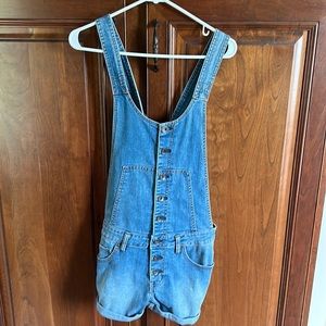 Free people short overalls